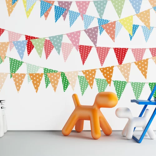 Bunting Fabric Wall Decals